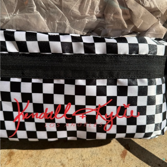 Kendall & Kylie Checkered and Clear Backpack NWT - Picture 2 of 8